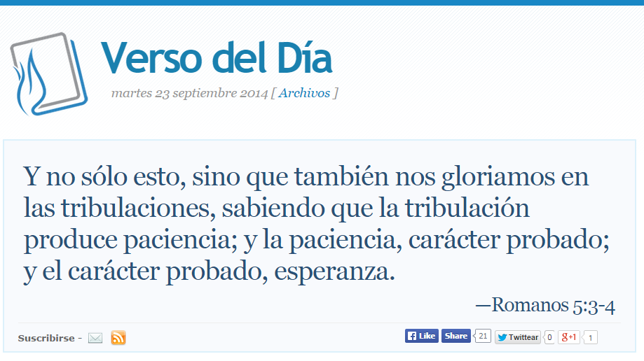 Algo mas que pegar versiculos